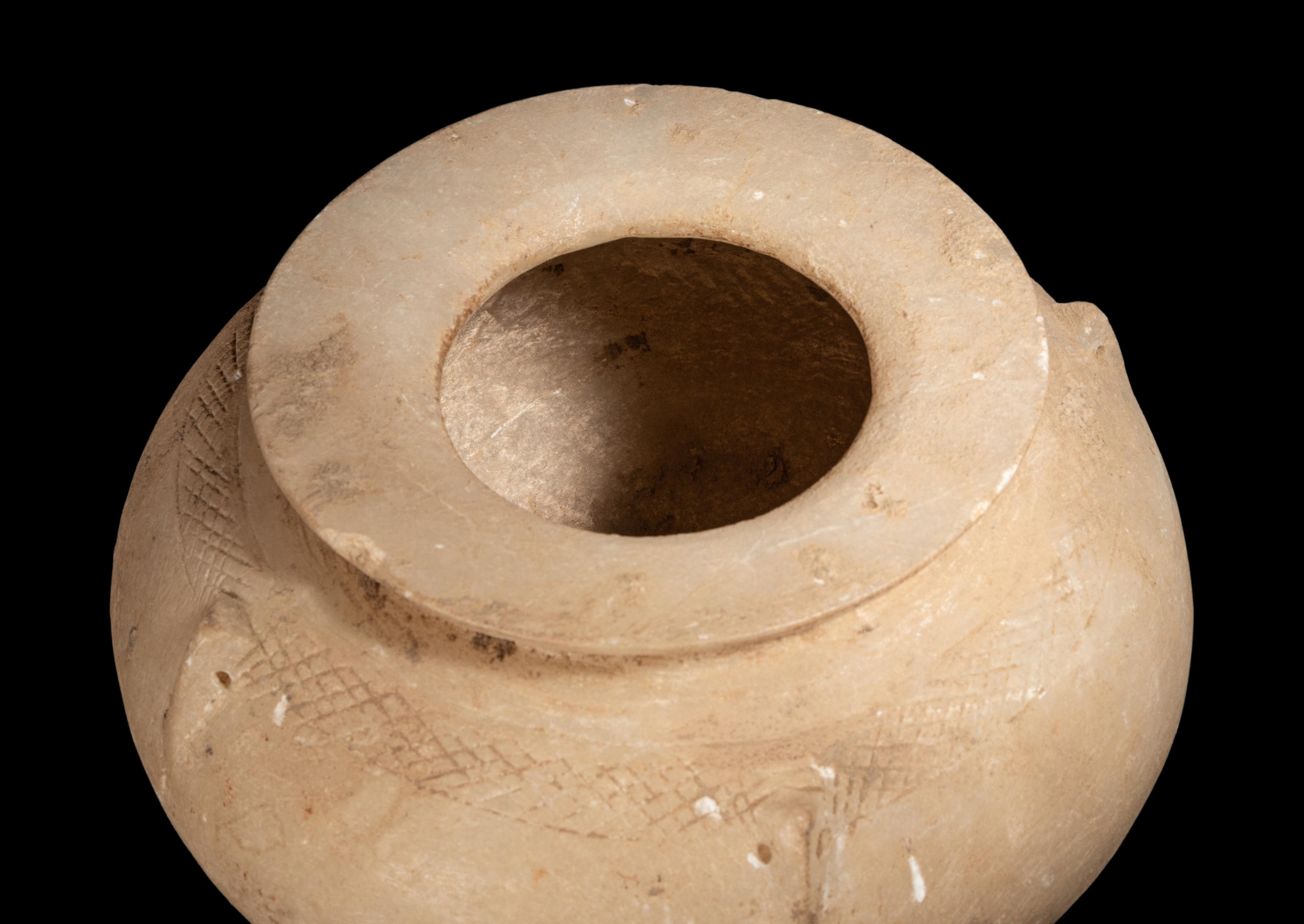 A Mesopotamian Alabaster Bowl