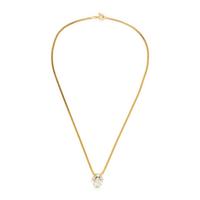Diamond and Yellow Gold Necklace