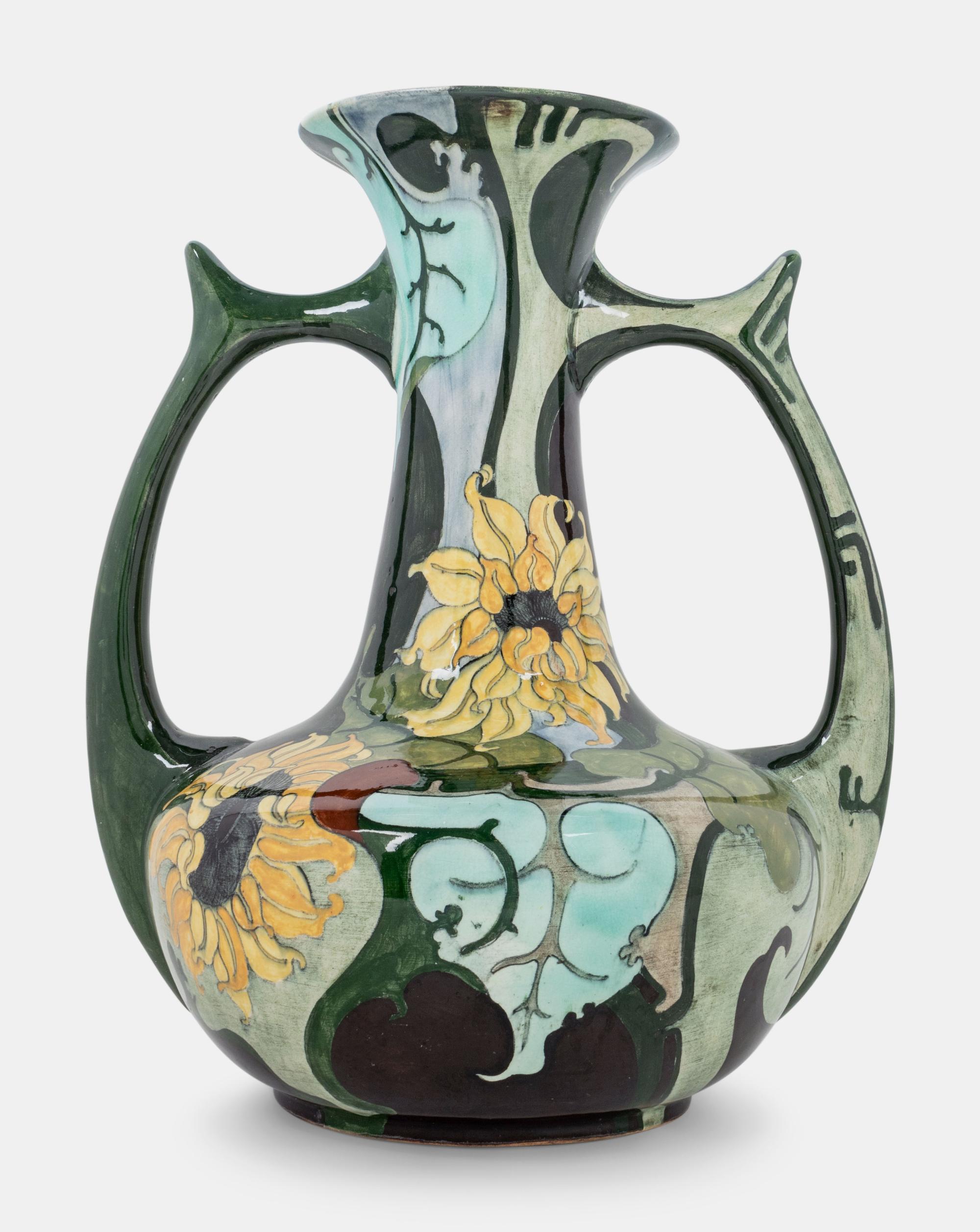 Purmerend Art Nouveau Vase, model 1081 Dutch, c. 1900