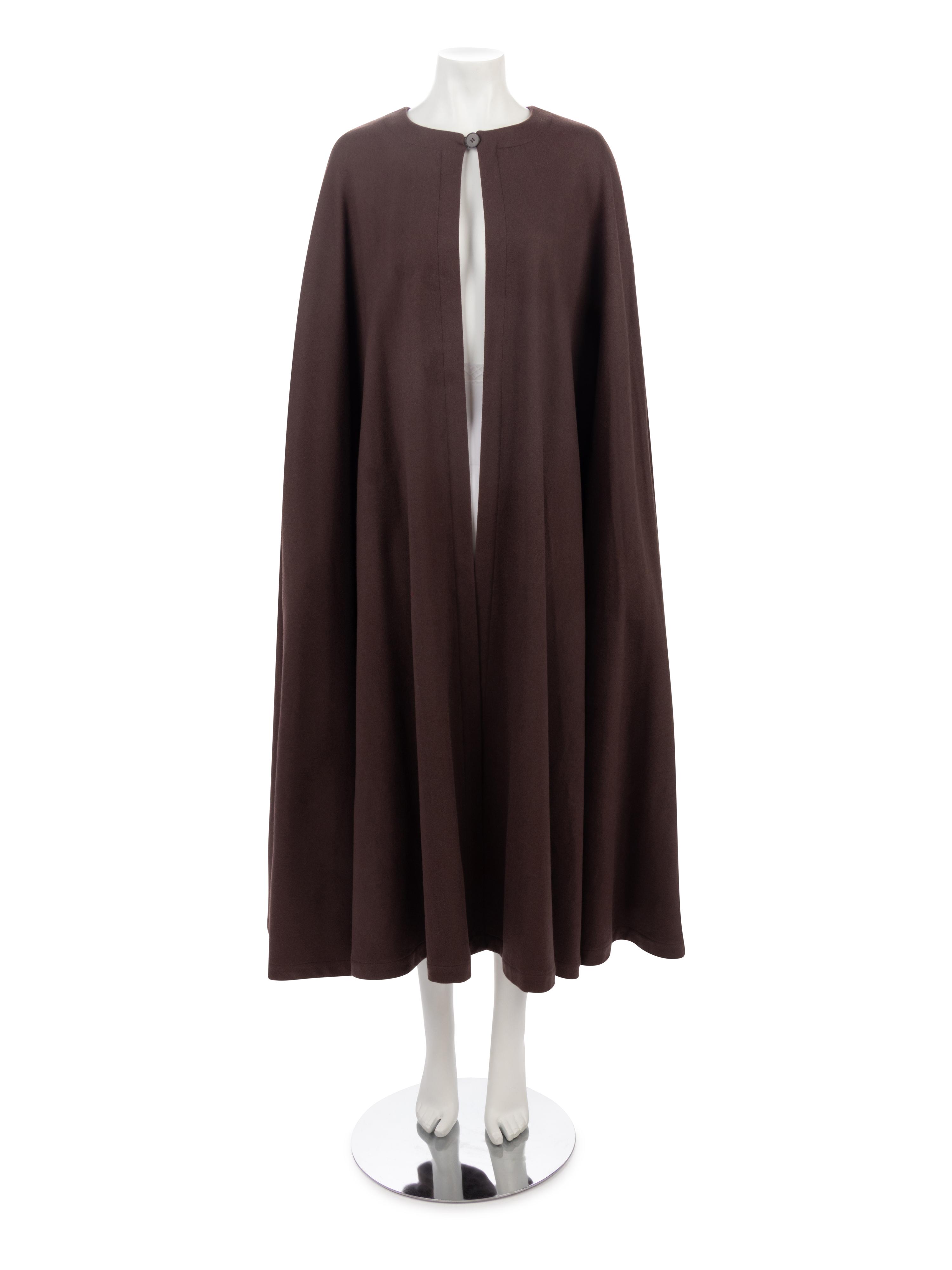 Saint Laurent Rive Gauche Wool Cape, 1970s
