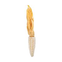 YELLOW GOLD, CULTURED PEARL AND CORN HUSK PIN