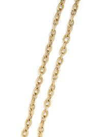 DAVID YURMAN, YELLOW GOLD 'OVAL LINK' NECKLACE
