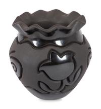 Carved Jar, with Butterflies and Tulips