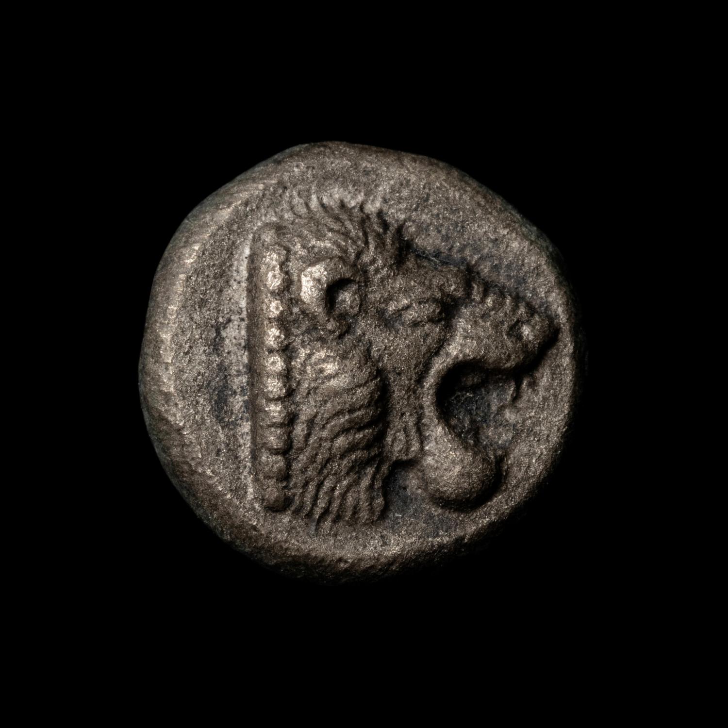 [ANCIENTS] LESBOS. Time of Ionian Revolt (c. 499-494 BC). Ar 1/8 Stater. (1.4 g, 10mm).