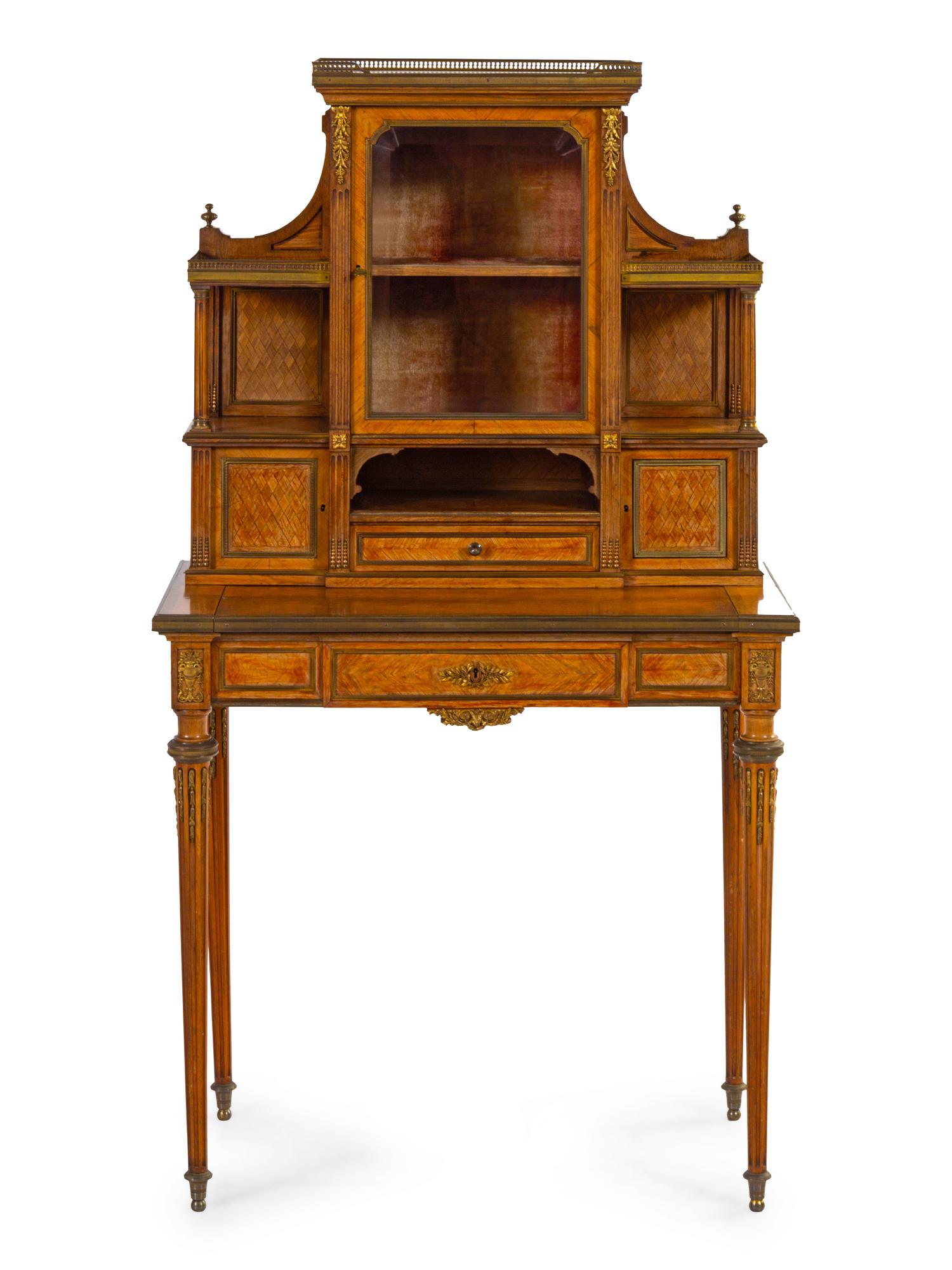 A Louis XVI Style Parquetry Bonheur du Jour