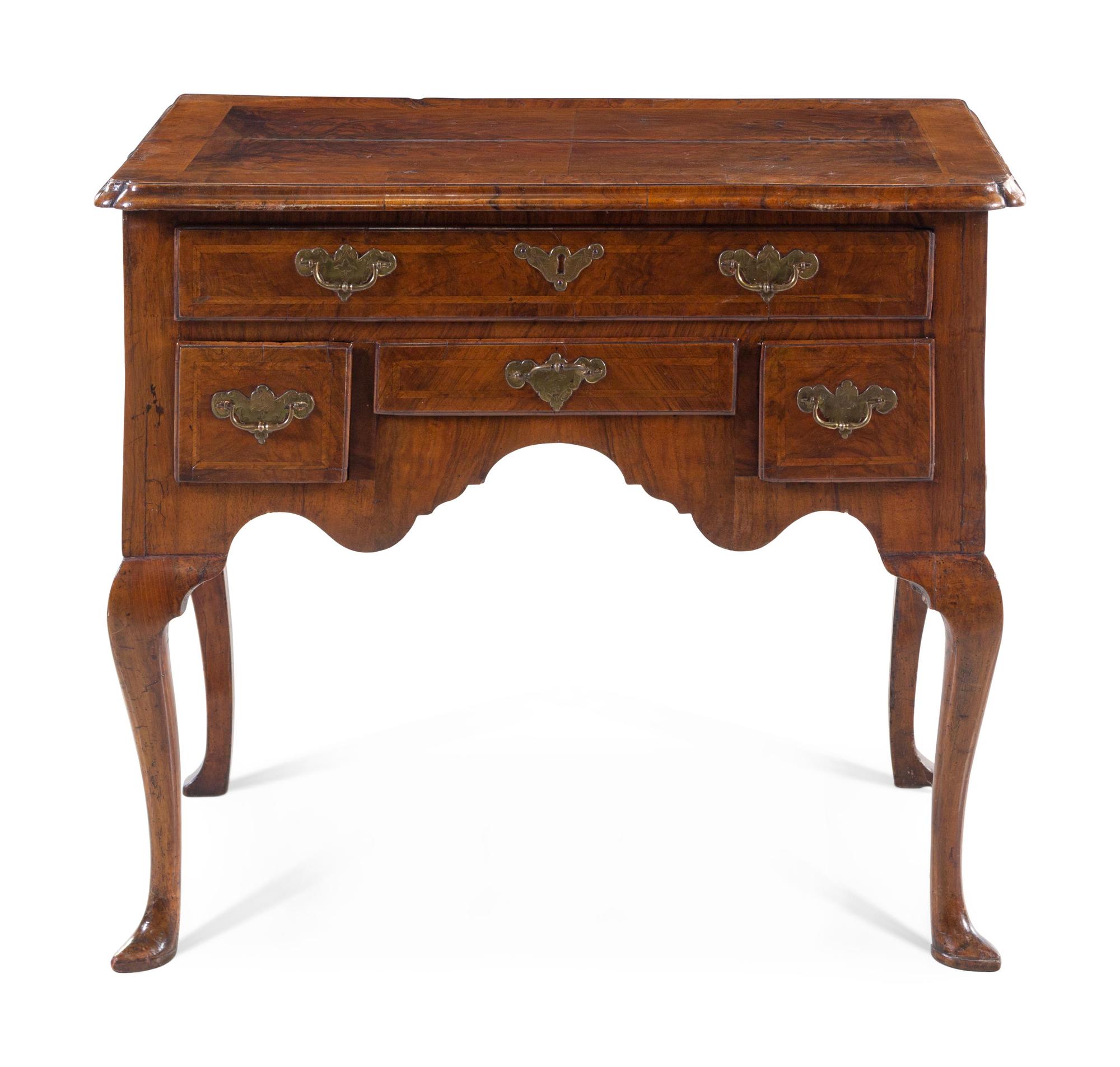 An English Walnut Lowboy
