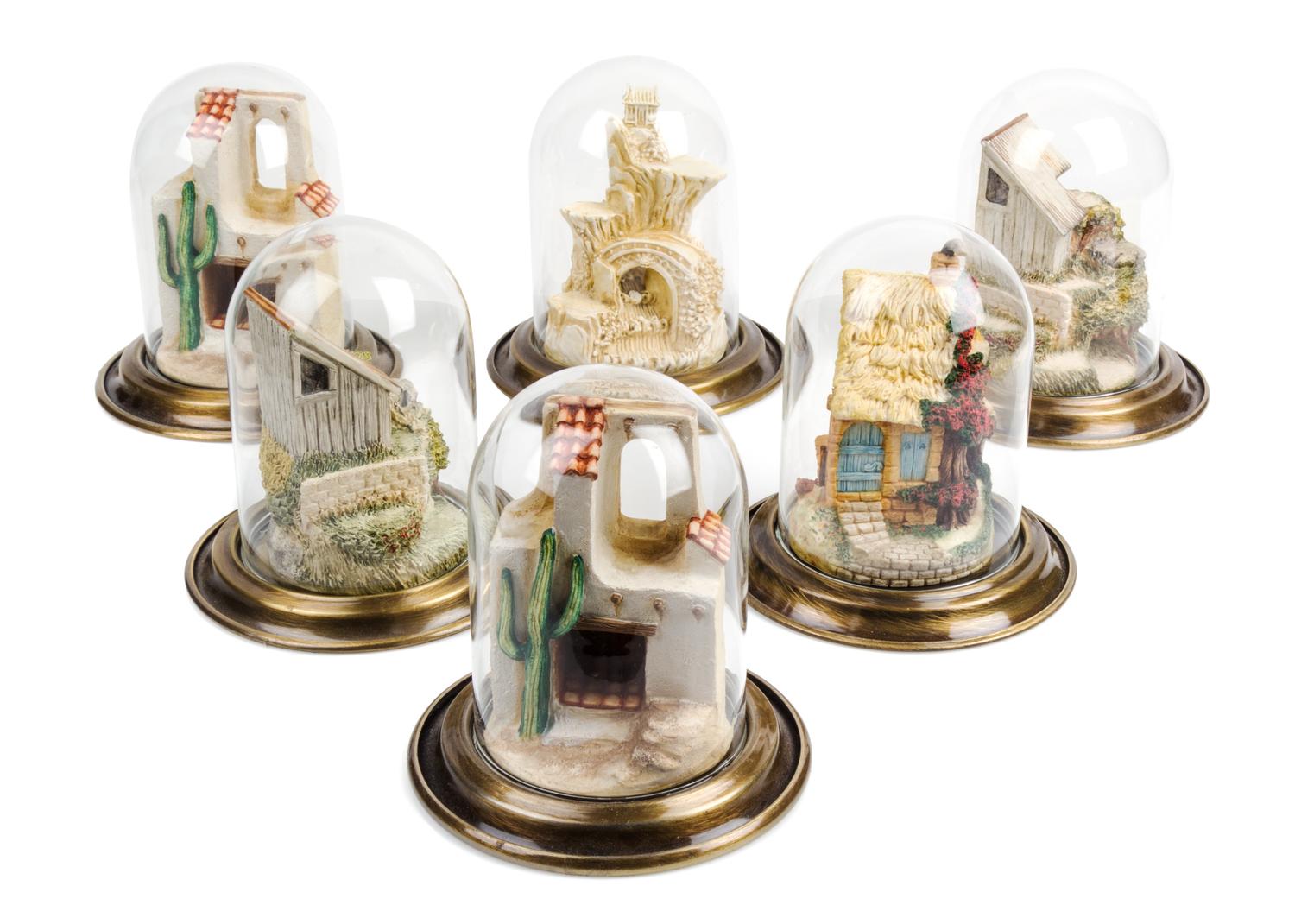 Six Display Stands Each 4 3/4 inches. — Robert Olszewski for Goebel Miniatures