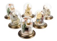 Six Display Stands Each 4 3/4 inches. — Robert Olszewski for Goebel Miniatures