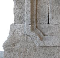 A Limestone Wall Fountain 44" W x 31" D x 55" H — France, 19th Century