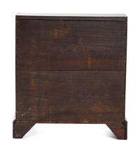 A Chippendale Figured and Shell-Carved Mahogany Slant Front Desk