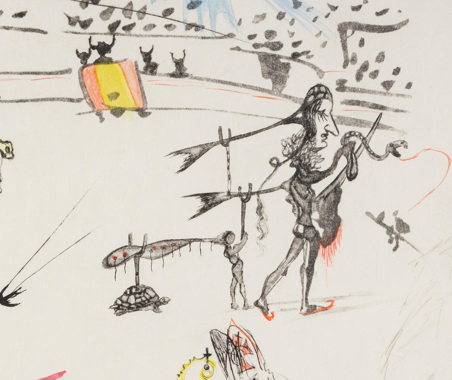 La girafe en feu (from Tauromachie Surrealiste ), 1966-1967