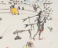 La girafe en feu (from Tauromachie Surrealiste ), 1966-1967