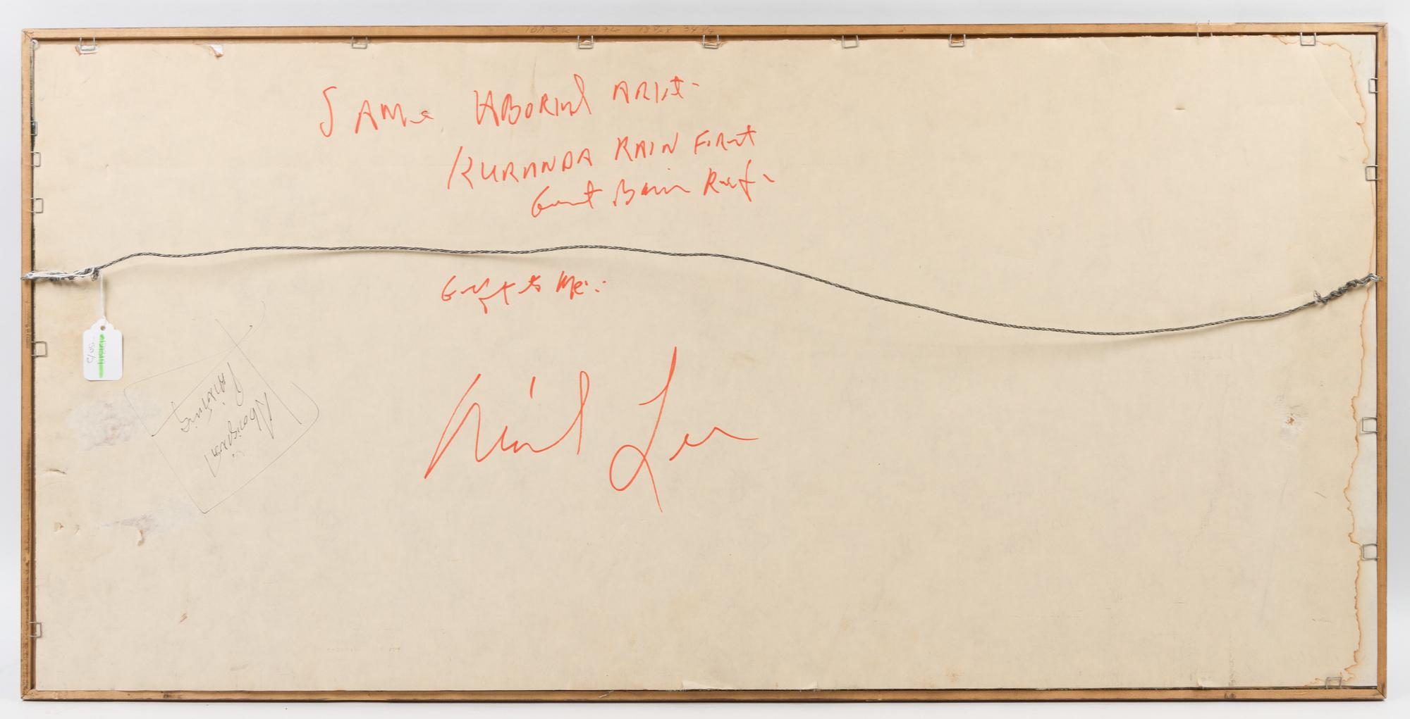 Artist Unknown, (20th century), Kuranda Rain Forest (two Aboriginal paintings)