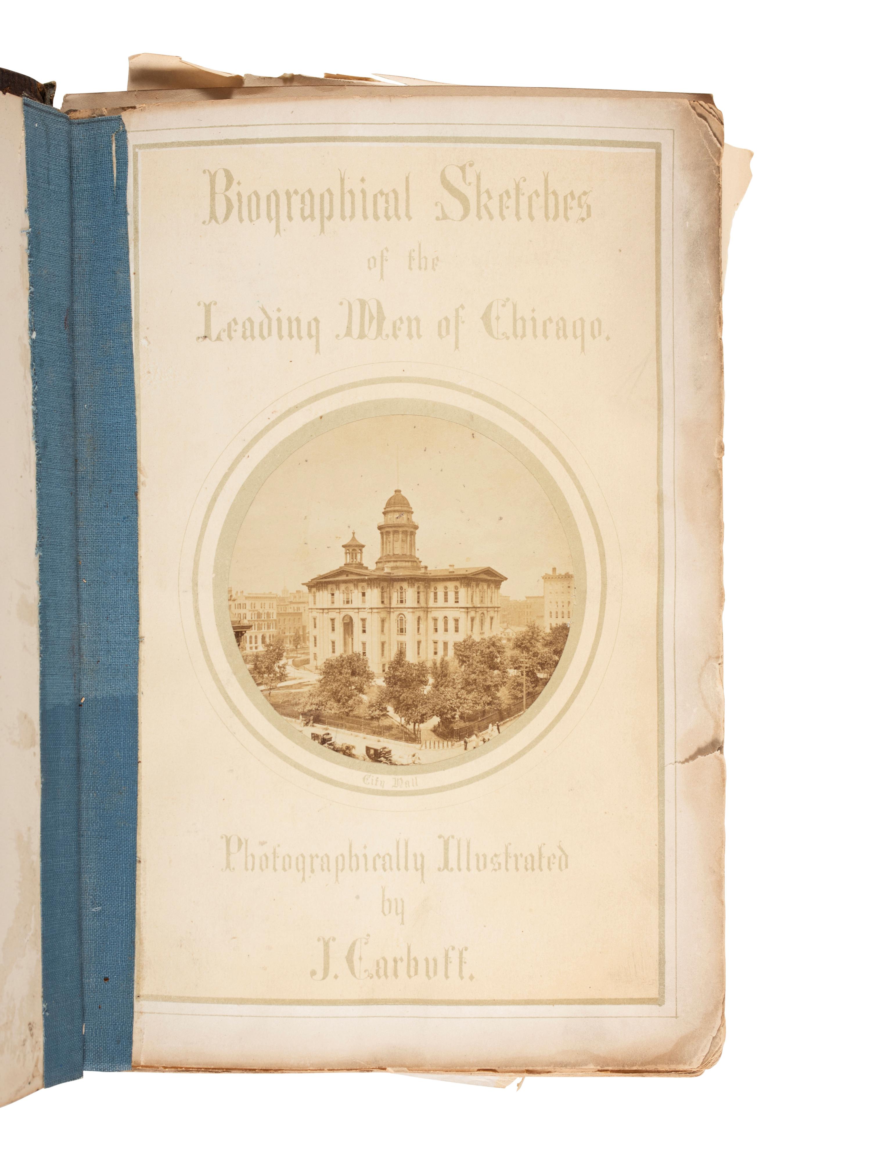 [AMERICANA]. 2 photographically illustrated books feat. prominent Chicago and Cincinnati figures.