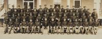 [BUFFALO SOLDIERS]. A group of 2 photographs of members of the 9th Cavalry, incl. Charles Young and George Prioleau. Fort D.A. Russell, Cheyenne, Wyoming, ca 1910s.