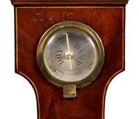 A Regency Brass Mounted Mahogany Banjo Barometer by John Schalfino