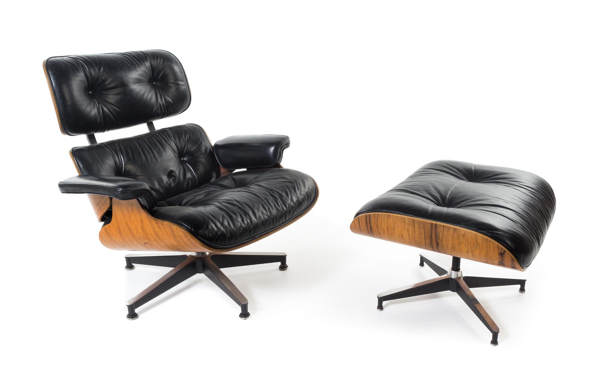 Charles and Ray Eames (American, 1907-1978; 1912-1988), HERMAN MILLER, a 670 lounge chair and 671 ottoman