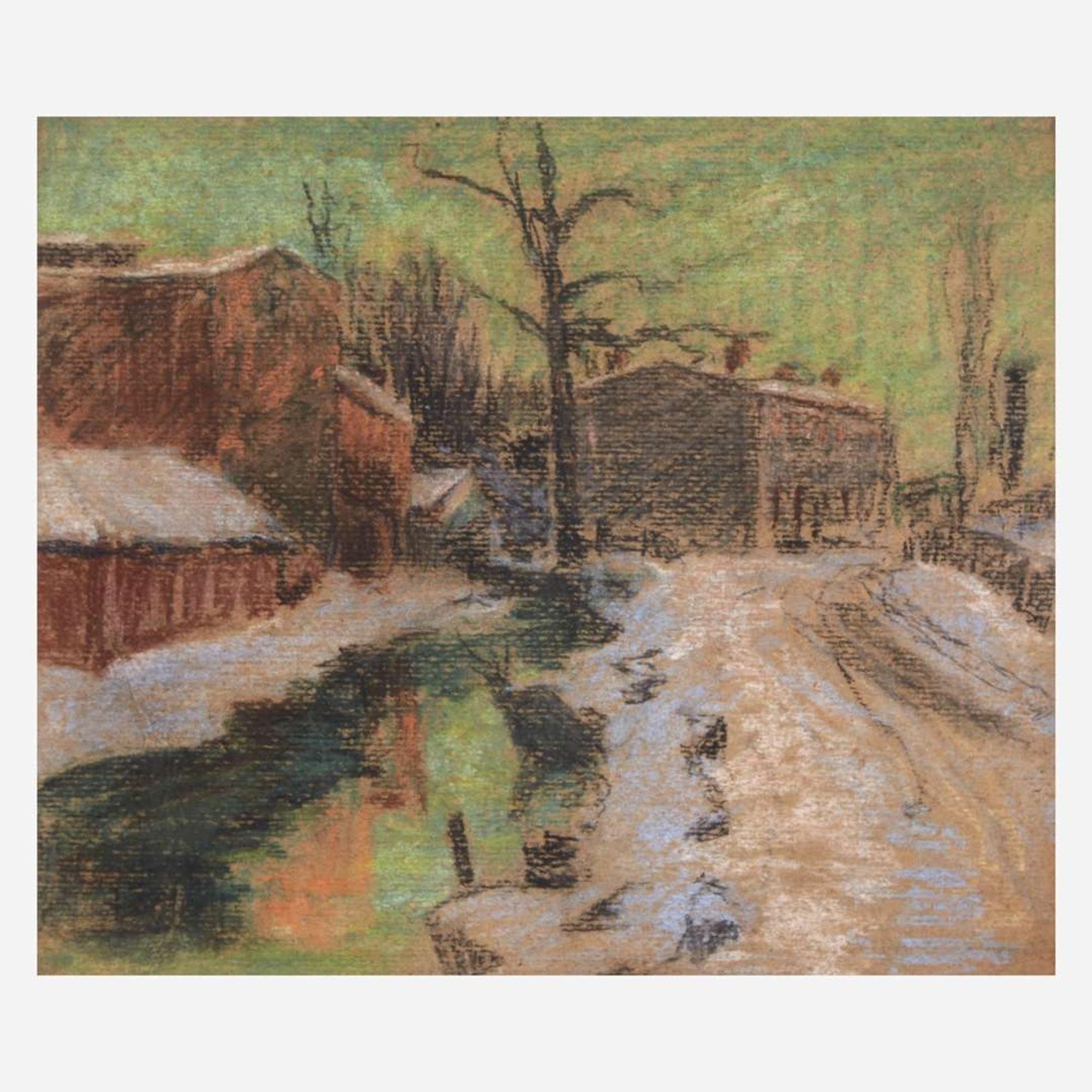 Frederick R. Wagner (American, 1864-1940) Mill Race I; together with three companions