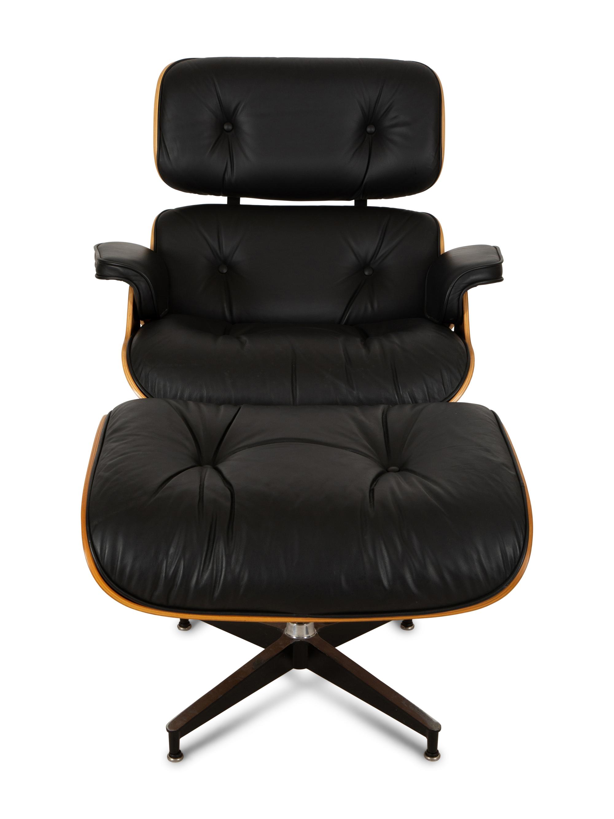 An Eames Lounge Chair and Ottoman — Mid-20th Century