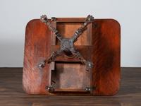 A Classical Highly Carved Cherrywood Drop-Leaf Dining Table