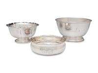 Six American Silver Bowls