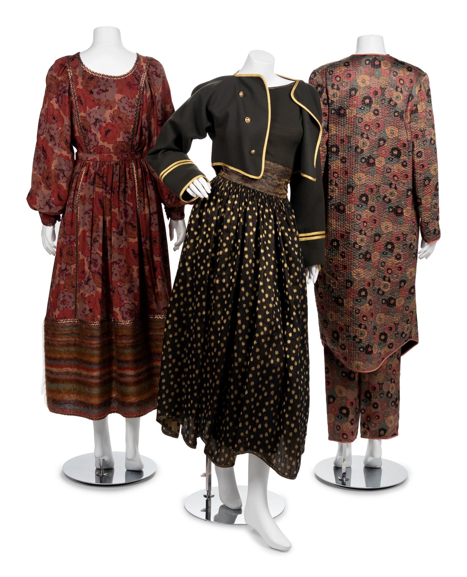 Three Geoffrey Beene Ensembles, 1980-90s