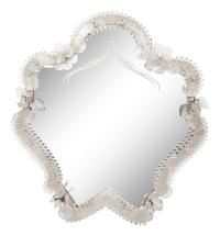 A Venetian Murano Glass Vanity Mirror