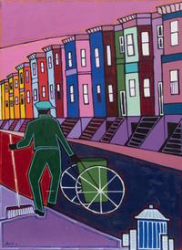 Untitled (Street Sweeper in Harlem)