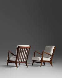 Pair of Lounge Chairs, model 516, Cassina, Italy