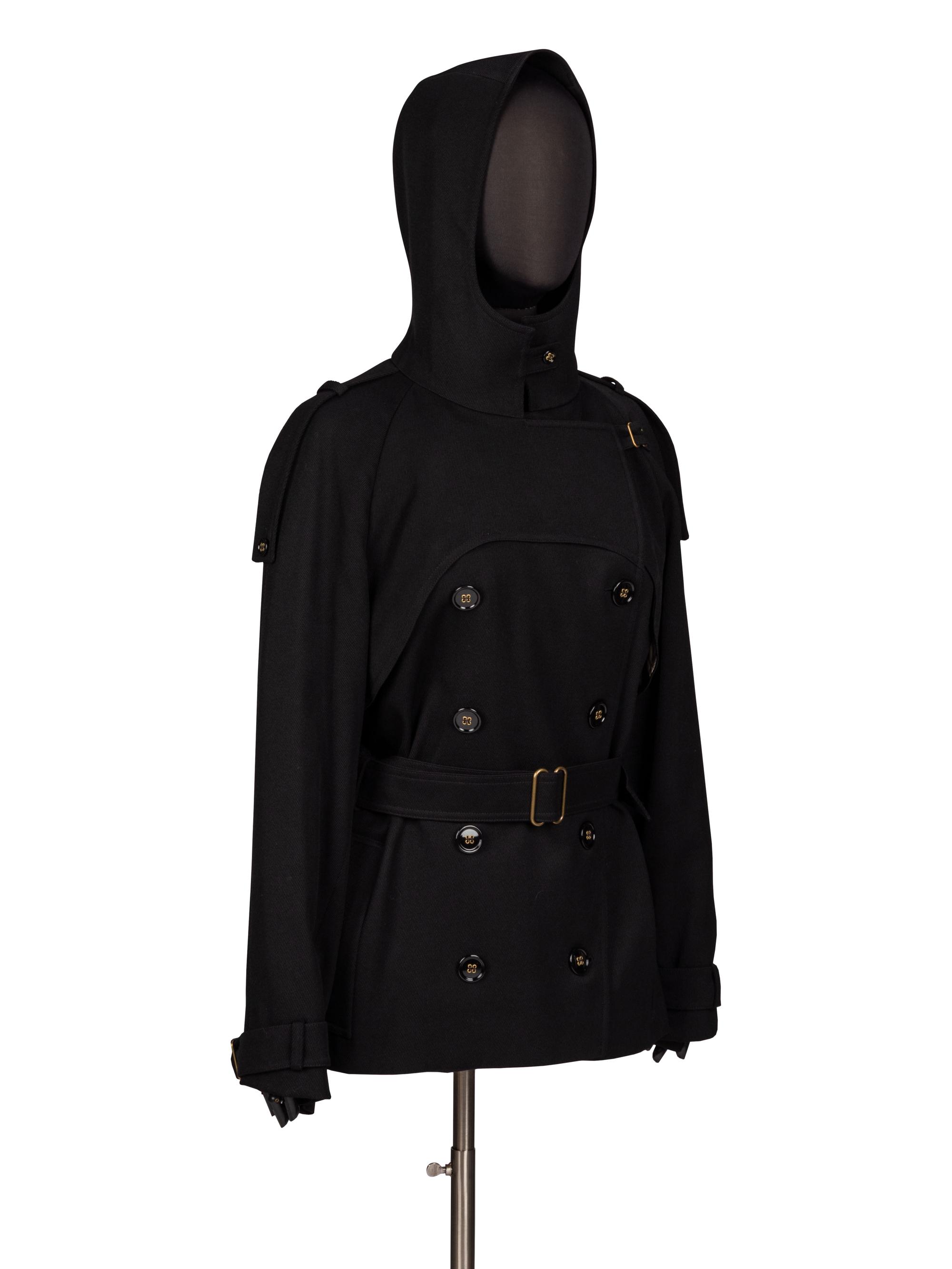 Stefano Pilati for Yves Saint Laurent Rive Gauche, Hooded Pea Coat