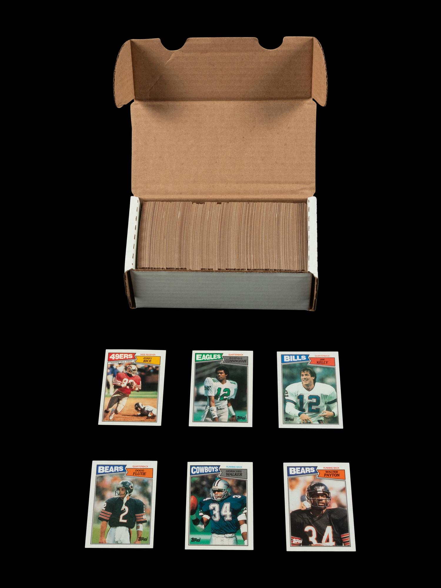 A Complete Set of 1987 Topps Football Cards (396/396)
