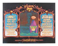 [MUSIC] -- [POSTERS]. GRIFFIN, Rick, & KELLY, Alton, artists. Bill Graham Presents in San Francisco The Who, Grateful Dead, Creedence Clearwater Revival, Quicksilver Messenger Service at the Fillmore West . August 1968.