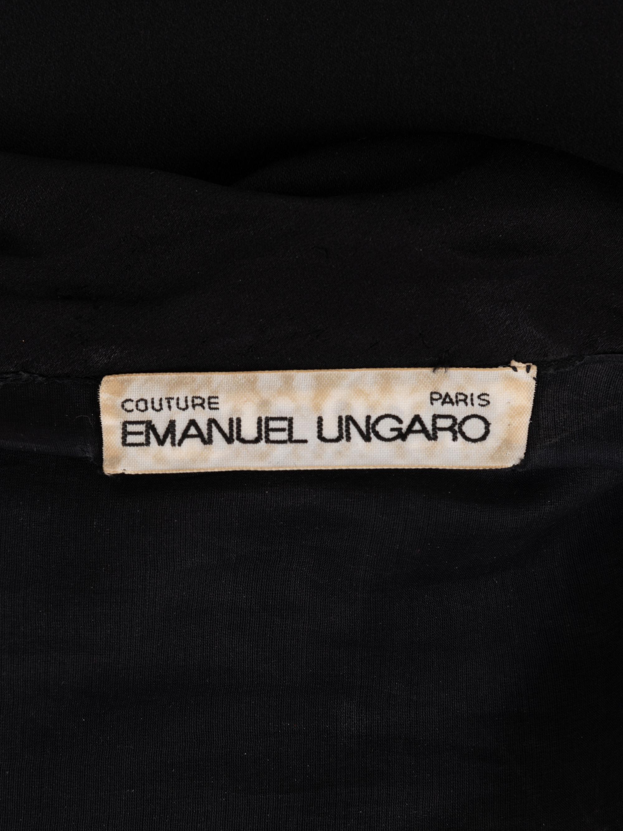 Three Emanuel Ungaro Haute Couture Blouses, 1970s-2000s