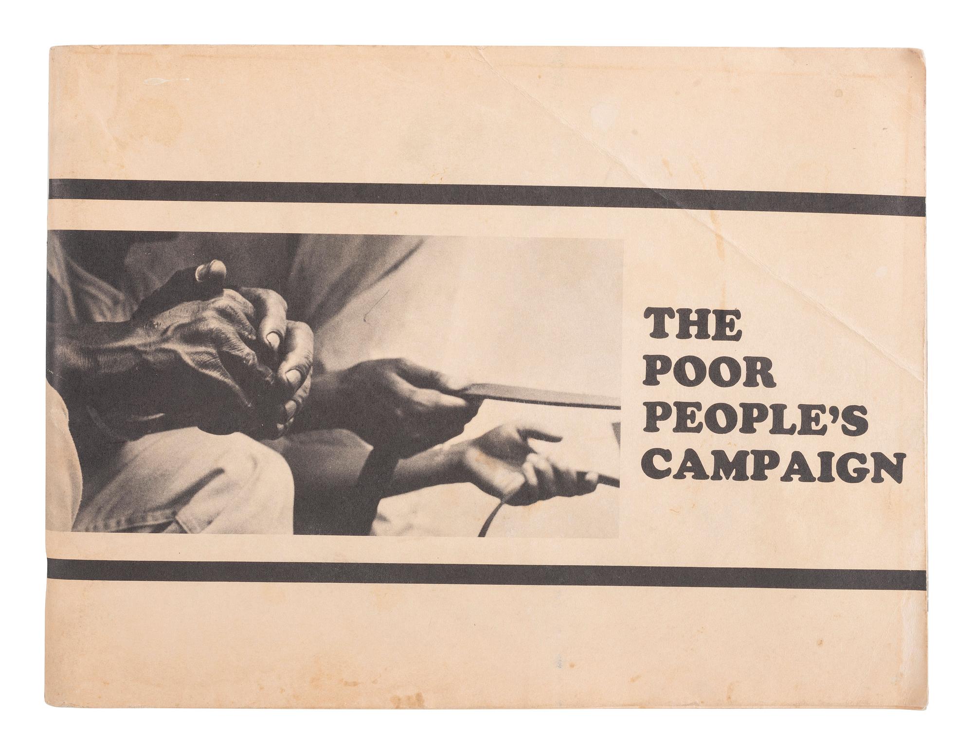 [CIVIL RIGHTS]. The Poor People's Campaign: [a Photographic Journal] . Atlanta, GA: The Southern Christian Leadership Conference, 1968.