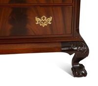 A Pair of George II Style Mahogany Chest on Chests