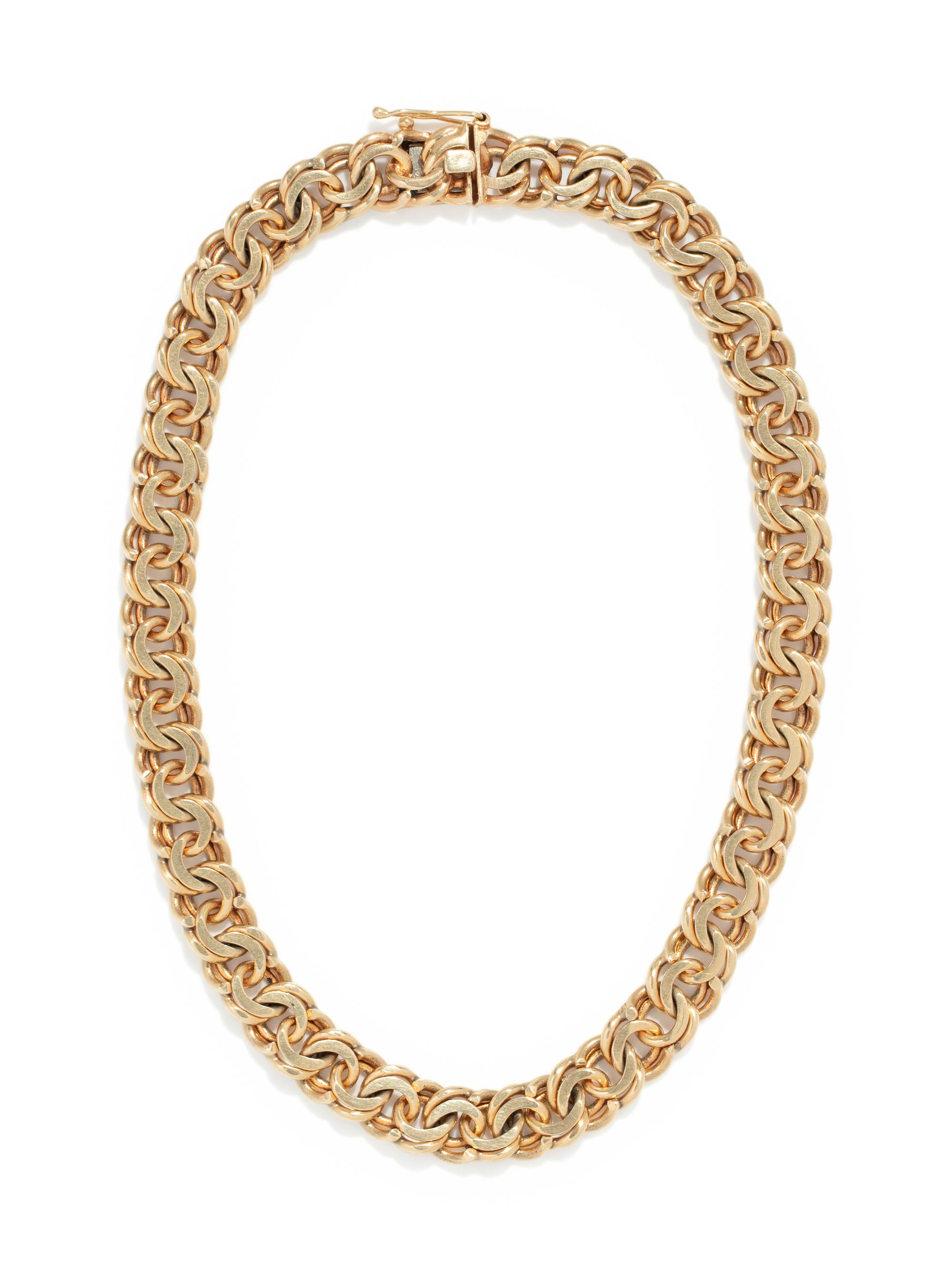 YELLOW GOLD NECKLACE
