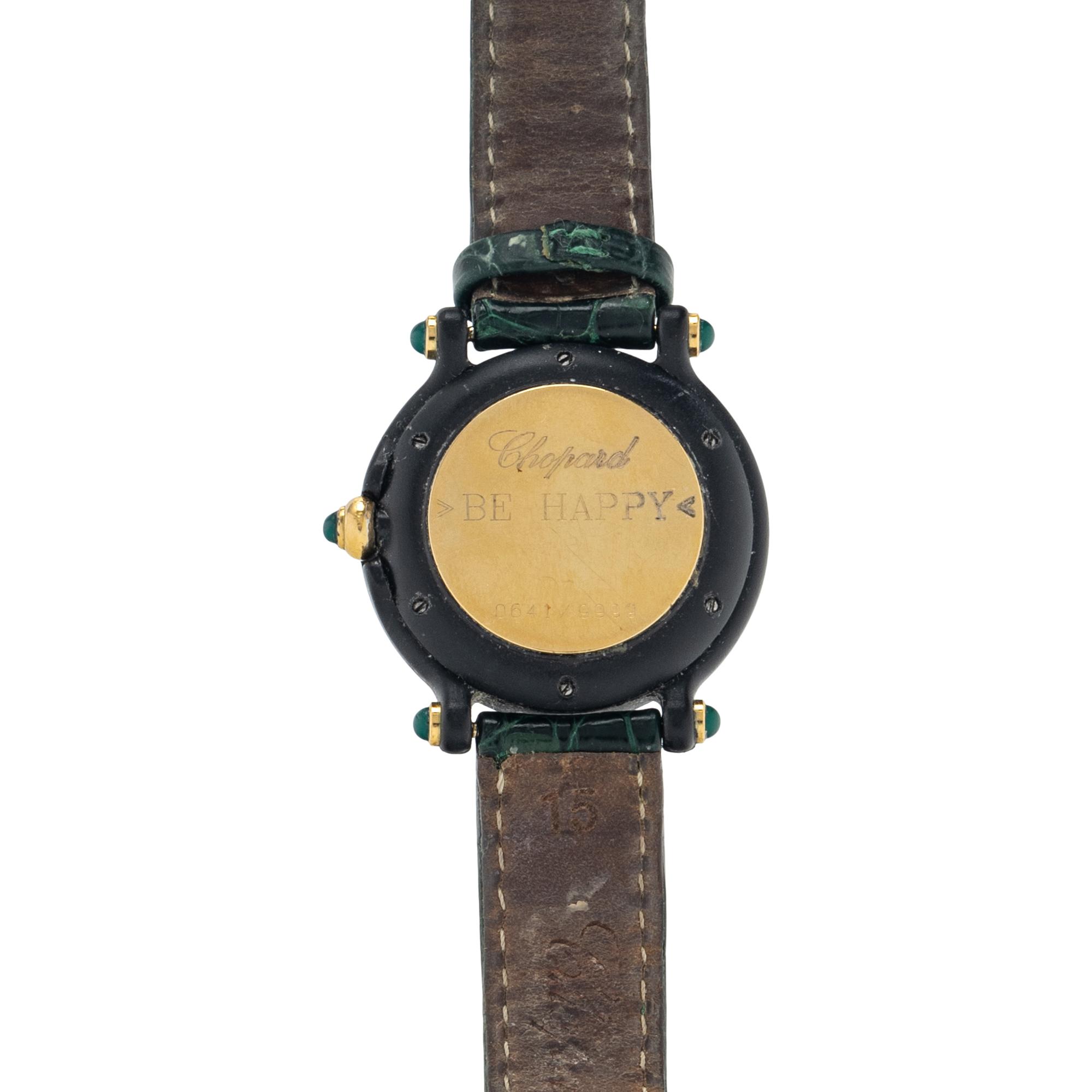 CHOPARD, DIAMOND AND MOTHER-OF-PEARL 'BE HAPPY' WATCH