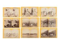 O'SULLIVAN, Timothy (1840-1882) and William BELL (1830-1910), photographers. Complete Set of 50 stereoviews from the Wheeler Expeditions of 1871-1874.