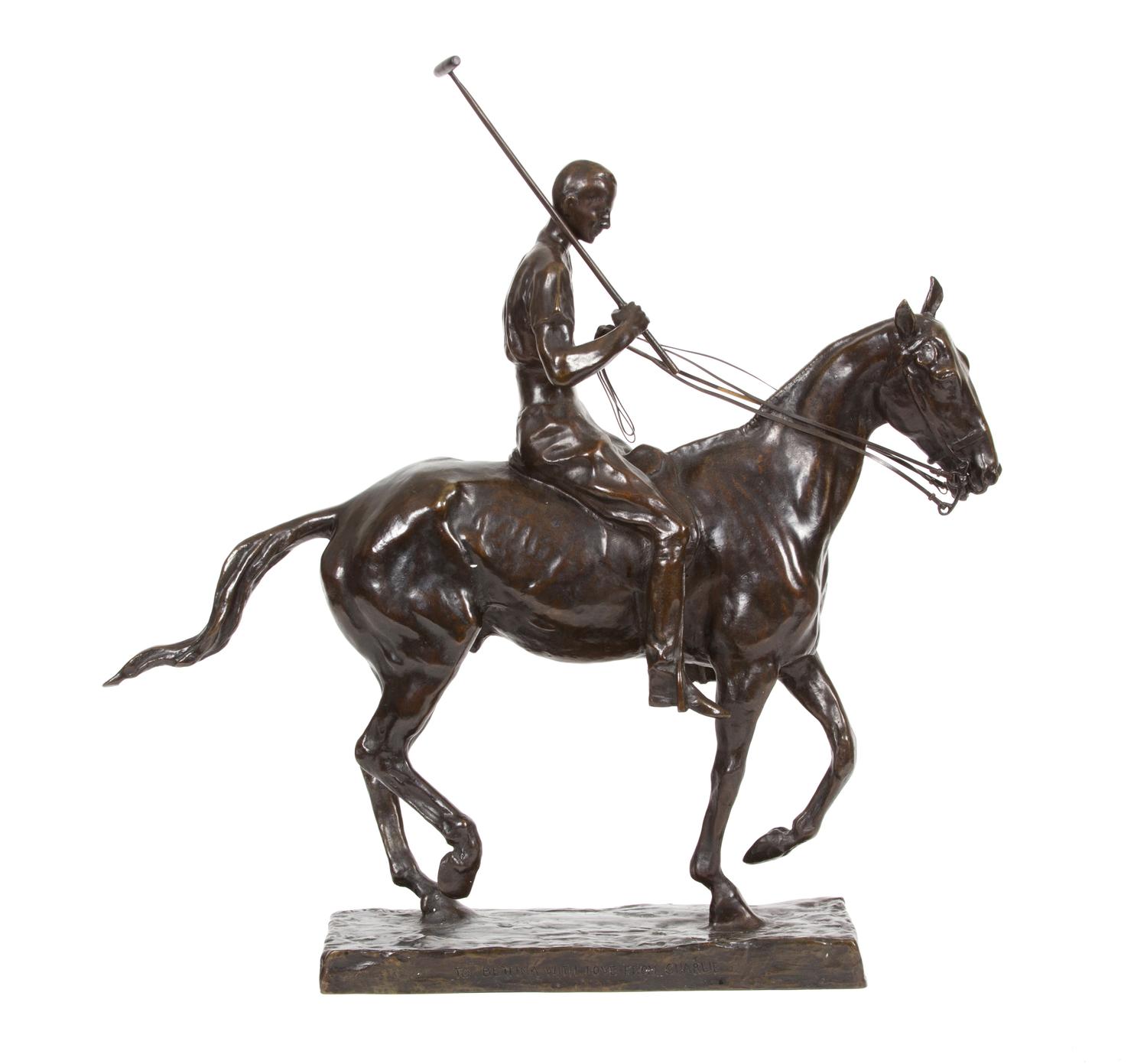 Charles Cary Rumsey, (American, 1879-1922), Polo Player on Pony: Harrison Tweed, 1912