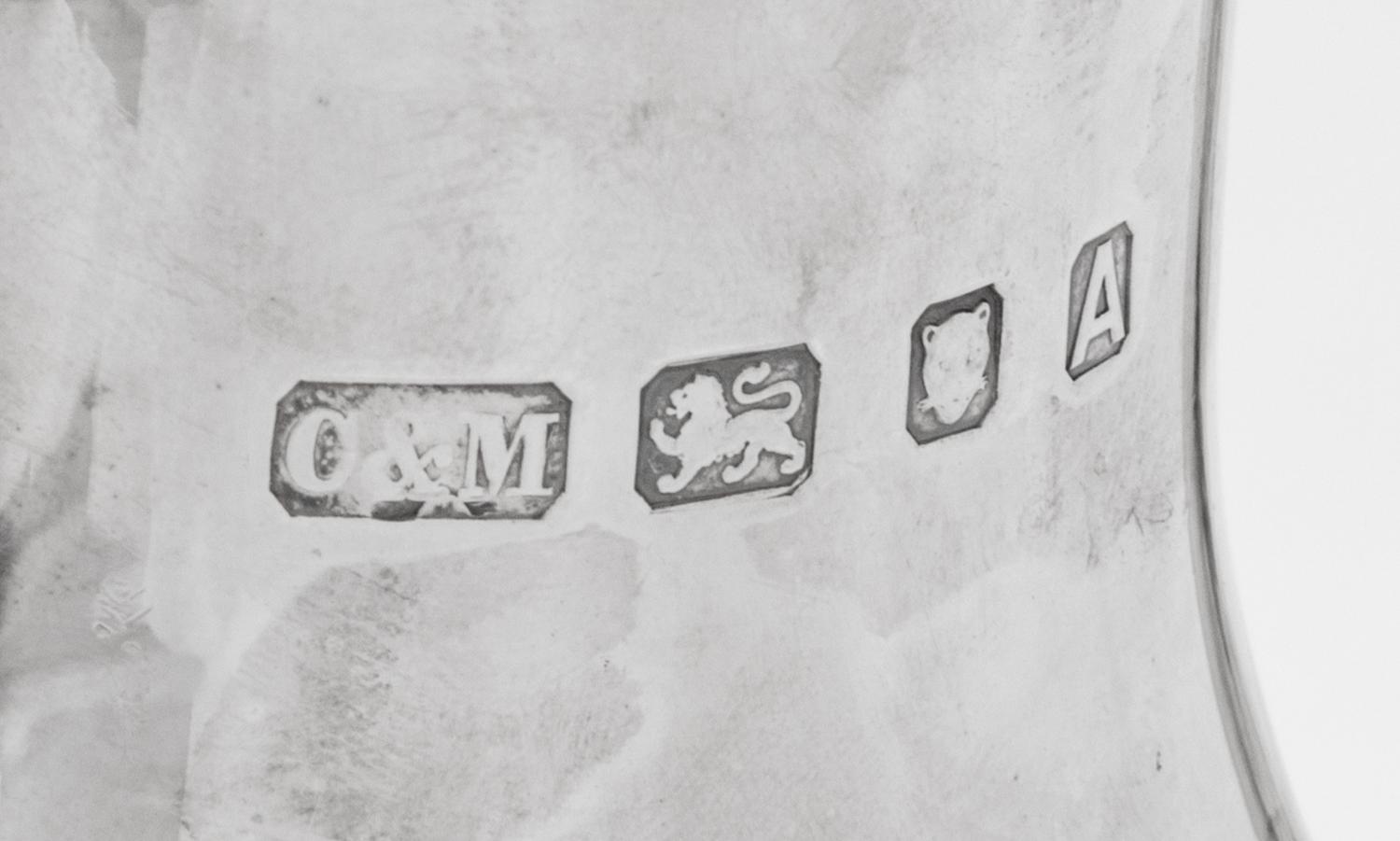 Six English Silver Table Articles
