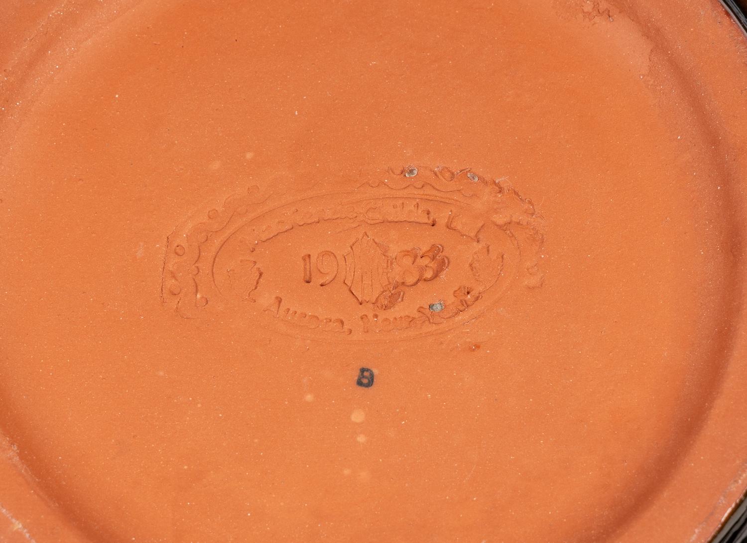 A Set of Eighteen Mackenzie-Childs Wittika Pickle Ceramic Salad Plates