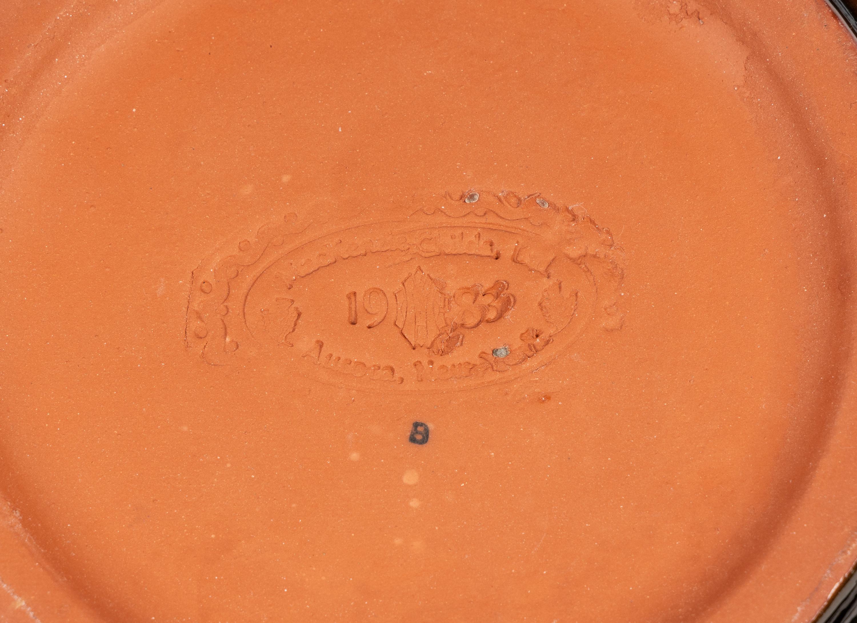 A Set of Eighteen Mackenzie-Childs Wittika Pickle Ceramic Salad Plates