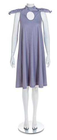 Comme de Garçons 'Hands on Shoulders' Grey Dress, F/W 2007 Size: Medium