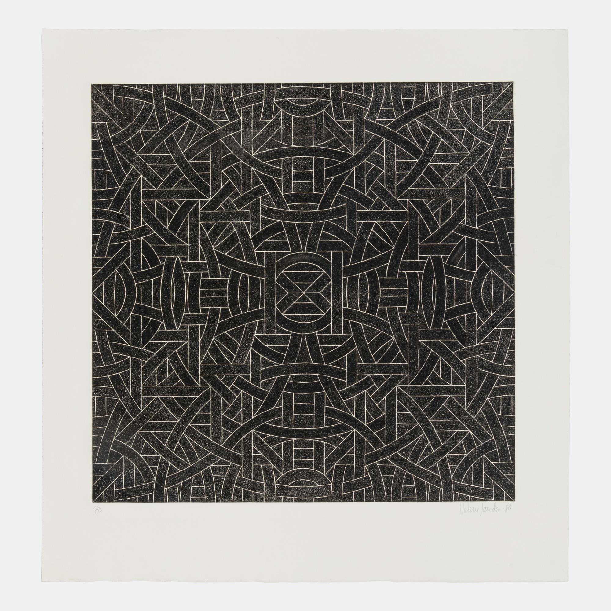 Untitled (Geometric Abstract) , 1980