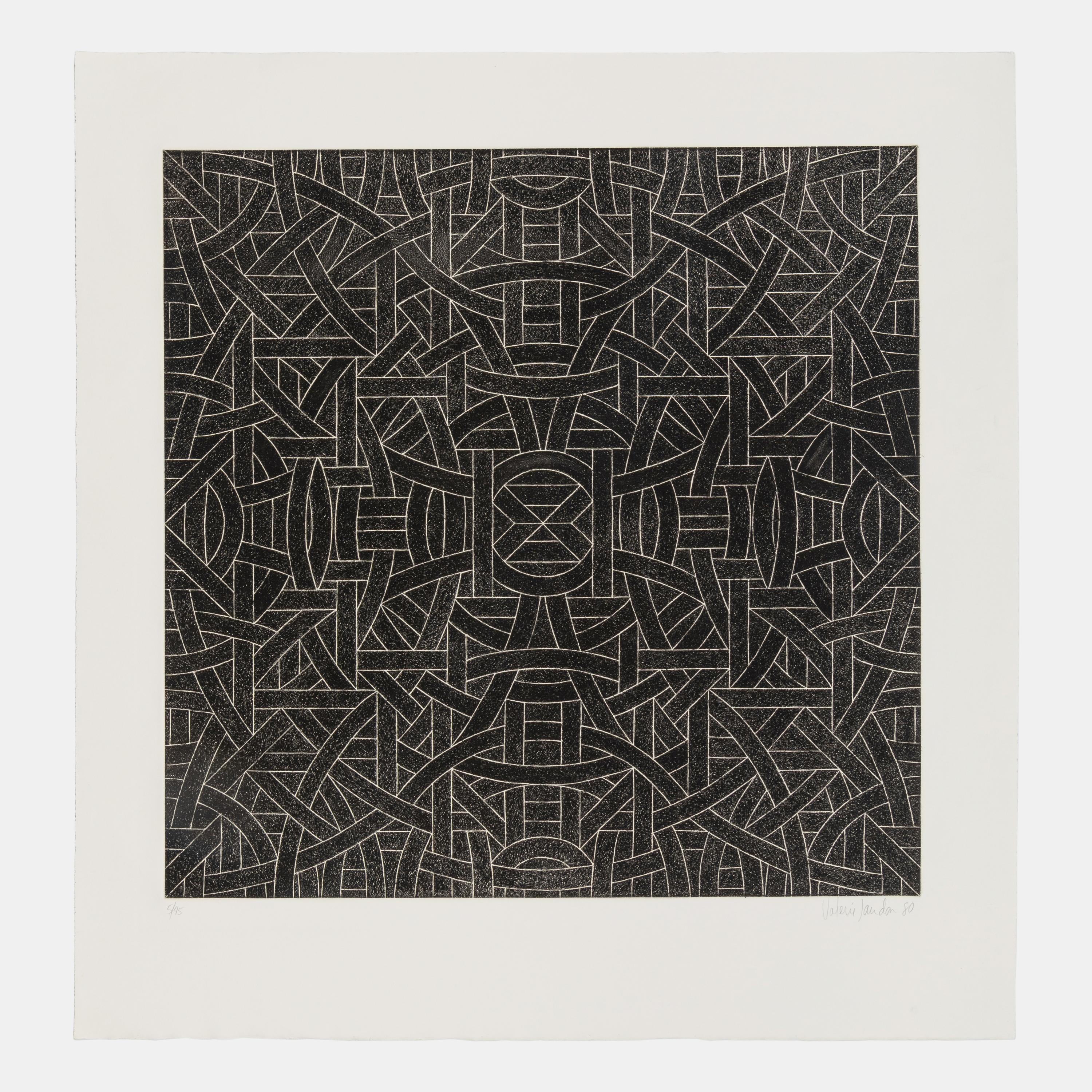 Untitled (Geometric Abstract) , 1980