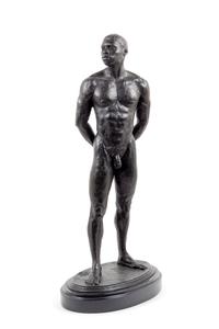 Judy Onder (20th century) Cuffed bronze Height 30 1/2…