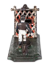 An English 'Football' Cast Iron Mechanical Bank