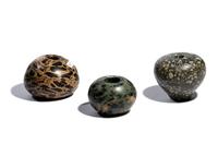 Three Mesopotamian Stone Mace Heads