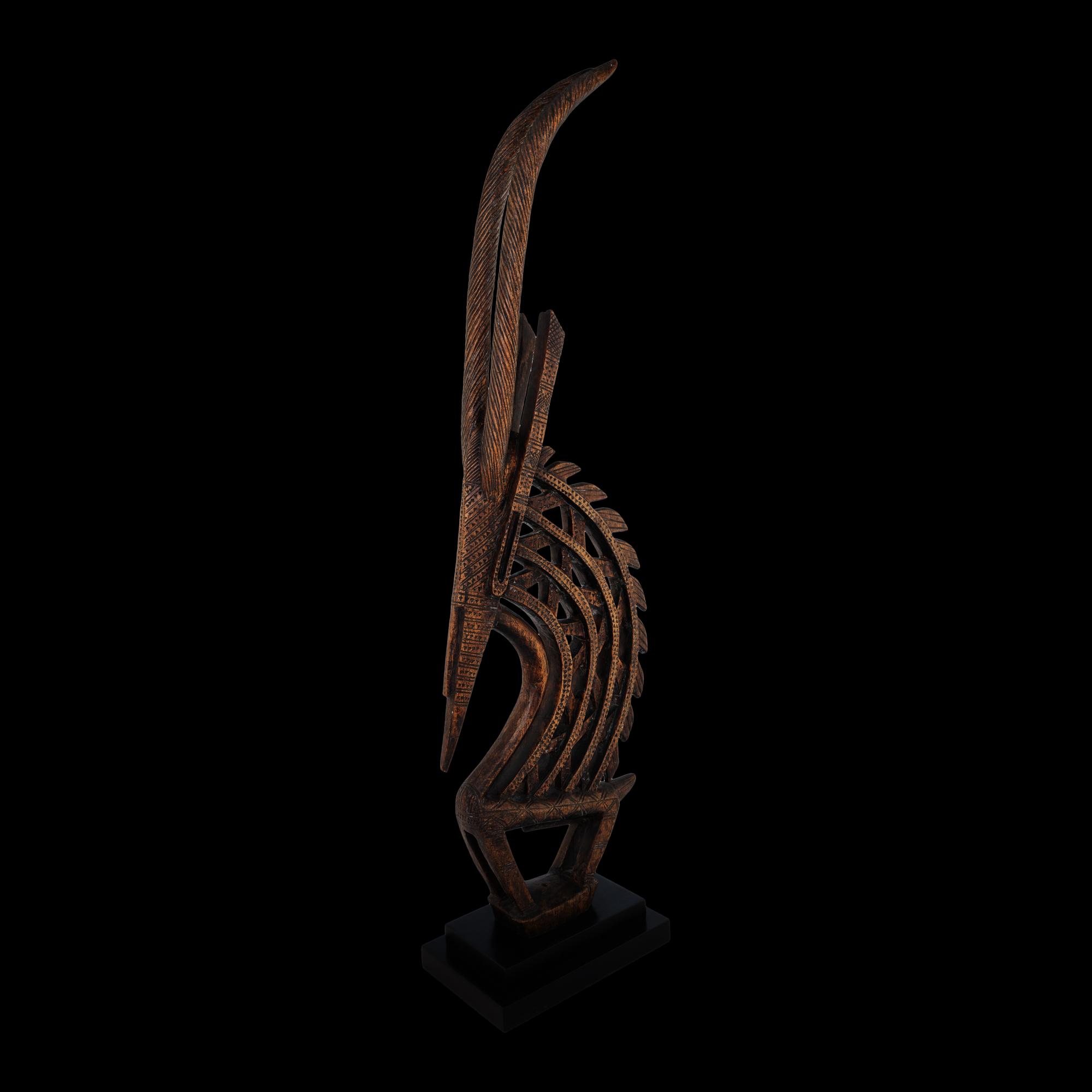A Bambara Chiwara Antelope Headdress