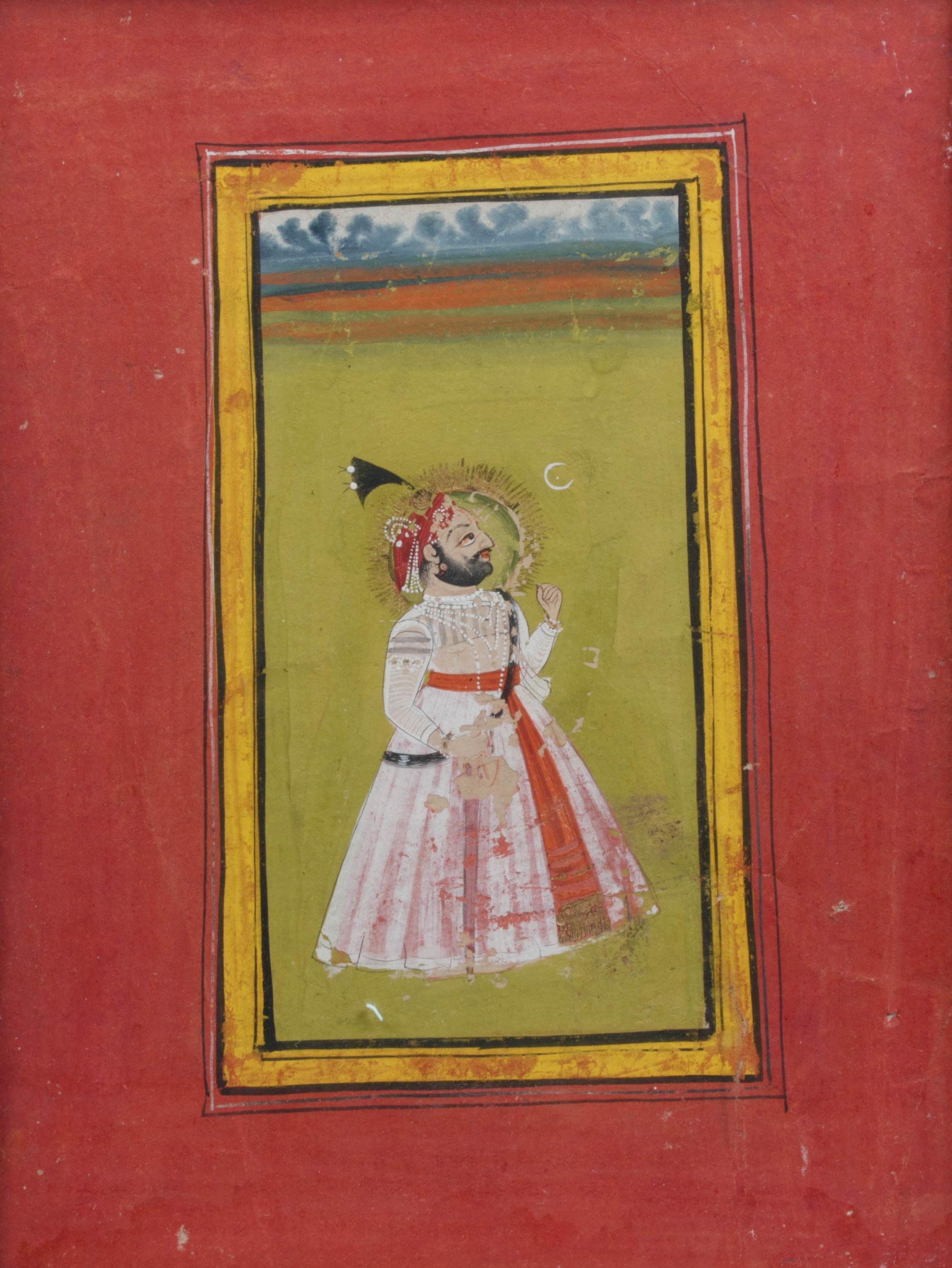 Three Mughal Miniature Paintings